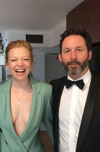 Sarah Snook and Dave Lawson