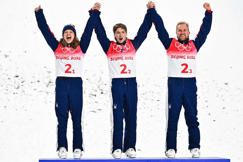 The U.S. Team Wins Inaugural Mixed Team Aerials Event